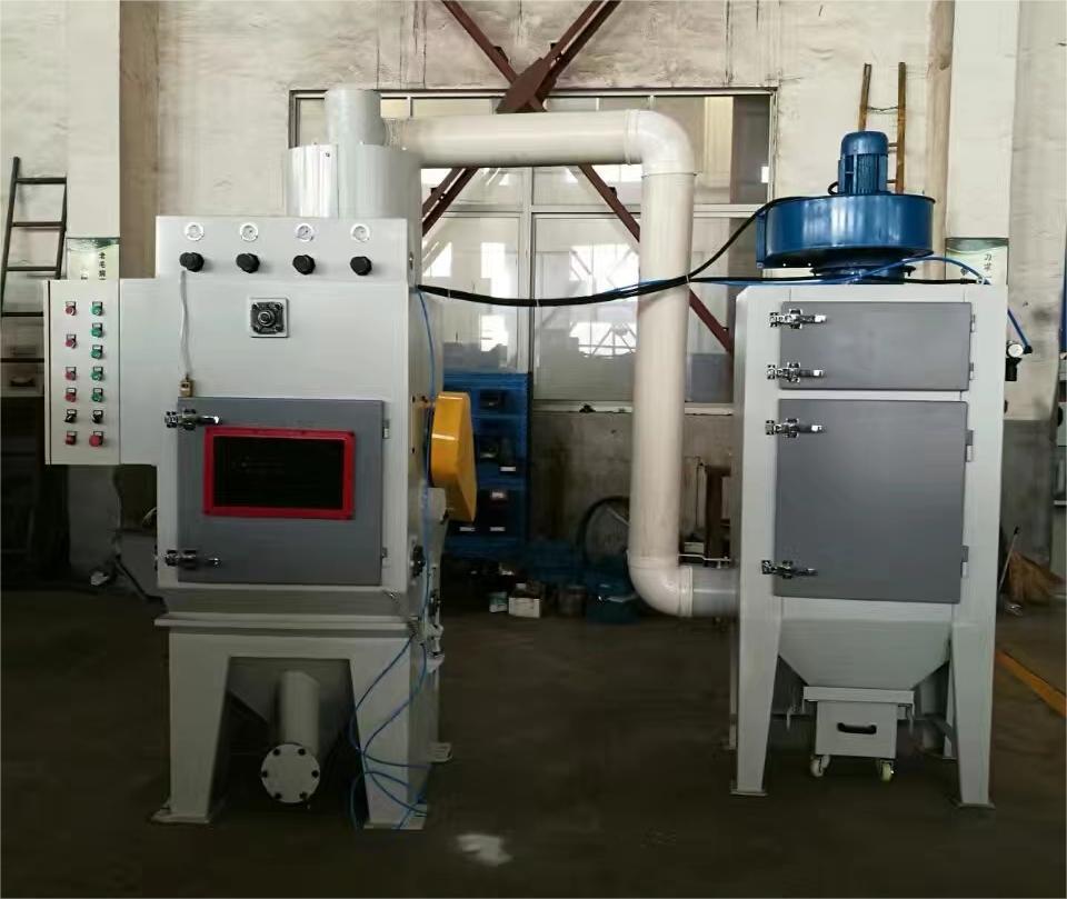 文山中小型零件履带式自动喷砂机高效清洁省时省力