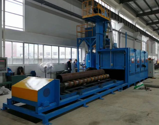 文山喷砂机在管道除锈中的现场施工应用