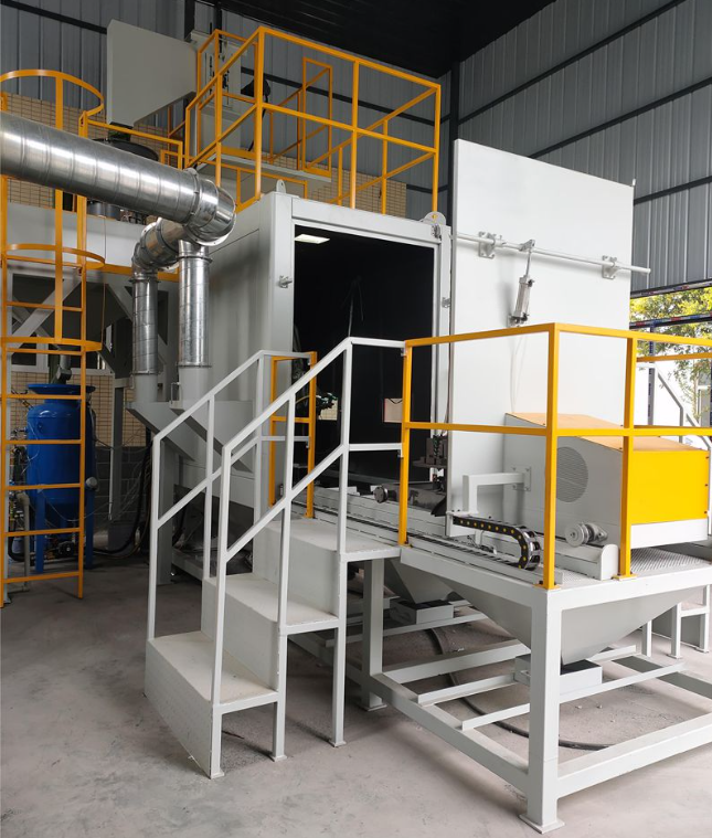 文山全自动喷砂机 实现无人化高效生产