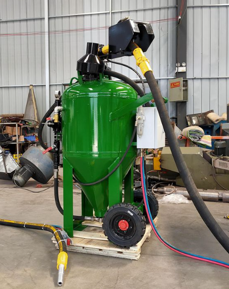 文山移动式喷砂机 户外施工效率翻倍