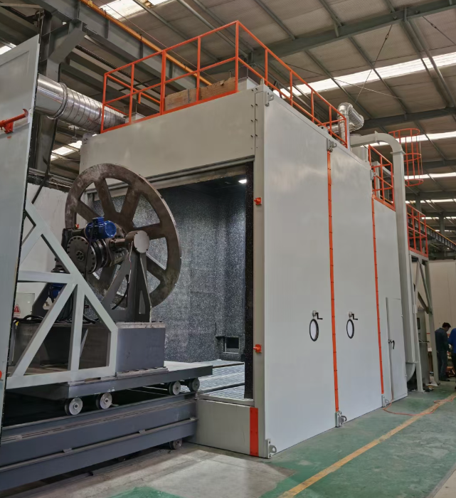 文山封闭式喷砂房，环保与处理效果双保障